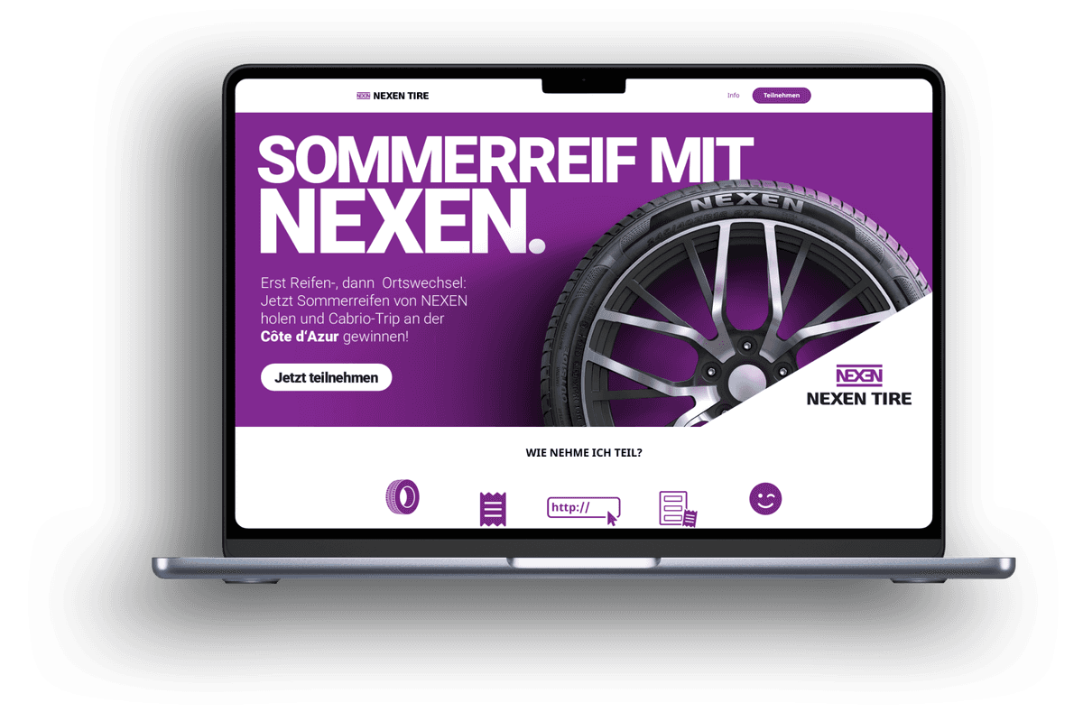 Nexen Digital Marketing Kampagne Mockup