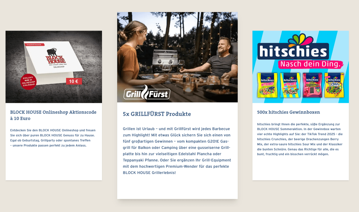 Block House Teilnahme-Formular auf Tablet und Smartphone